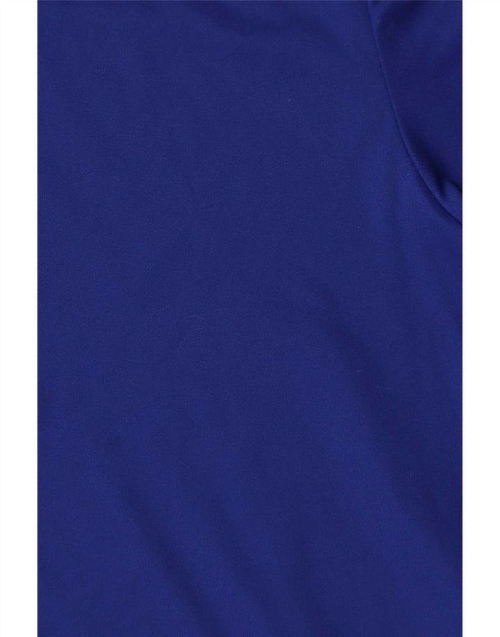 Adidas Herre Climalite T-Shirt Top 2XL Blå Colourblock Polyester