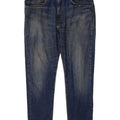 LEVI'S Herre 512 Slim Tapered Jeans W34 L28 Blå Bomuld