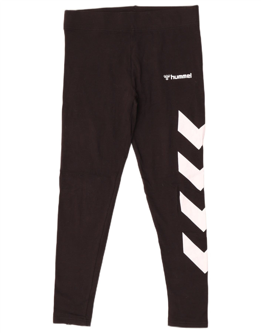 Hummel Dame Grafiske Leggings UK 14 Medium Sort Colourblock Bomuld