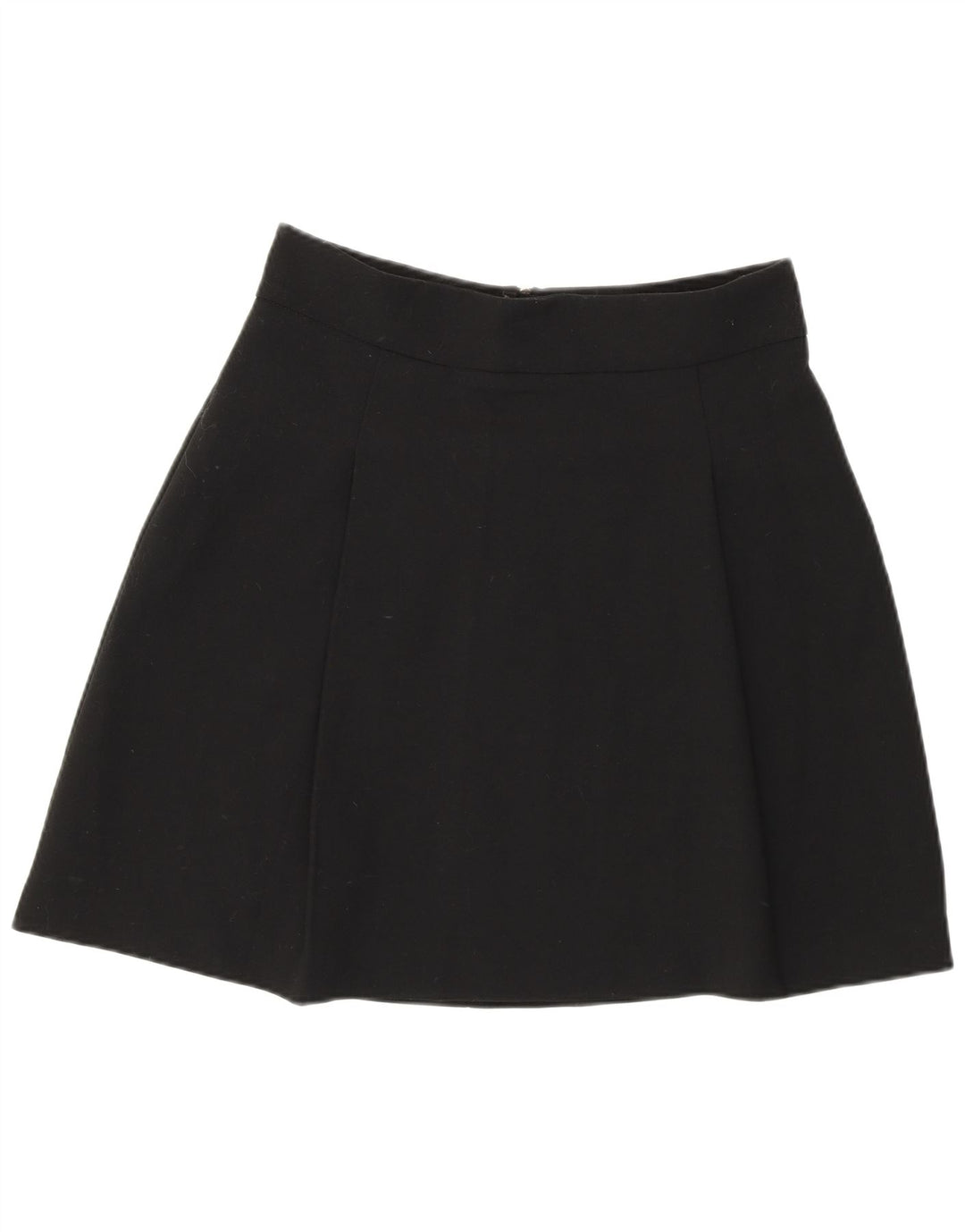 Marks & Spencer A-line nederdel til kvinder UK 10 Small W29 Black Polyester