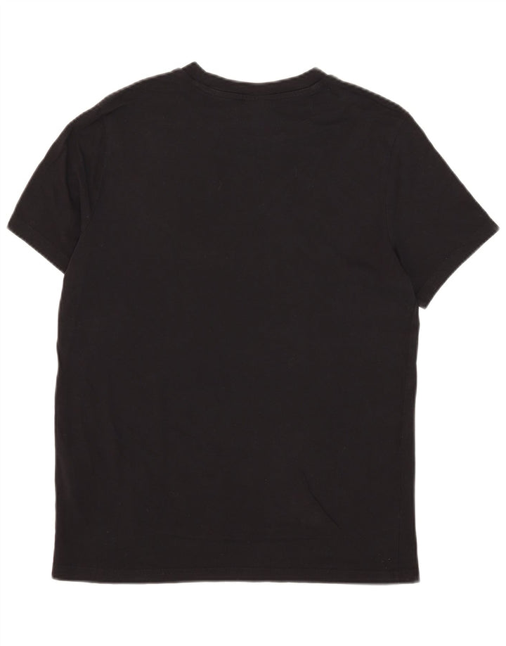 Champion herre T-shirt top lille sort bomuld