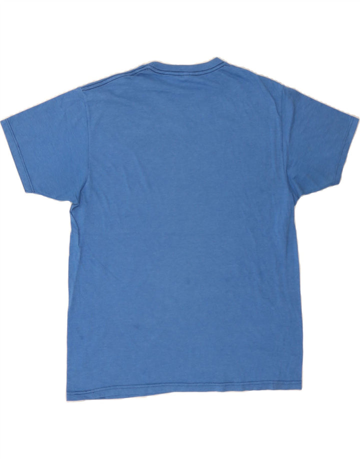 HURLEY Womens T-Shirt Top UK 16 Large Blue Cotton Vintage Hurley and Second-Hand Hurley from Messina Hembry 