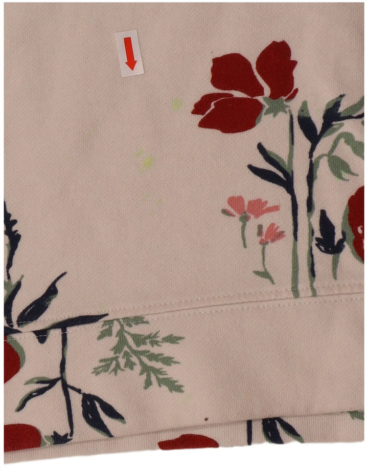 GANT Girls Graphic Crop Sweatshirt Jumper 13-14 år Medium White Floral