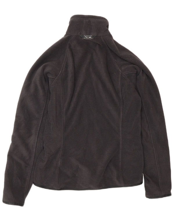 Adidas Dame Clima Proof Fleecejakke UK 12 Medium Sort Polyester