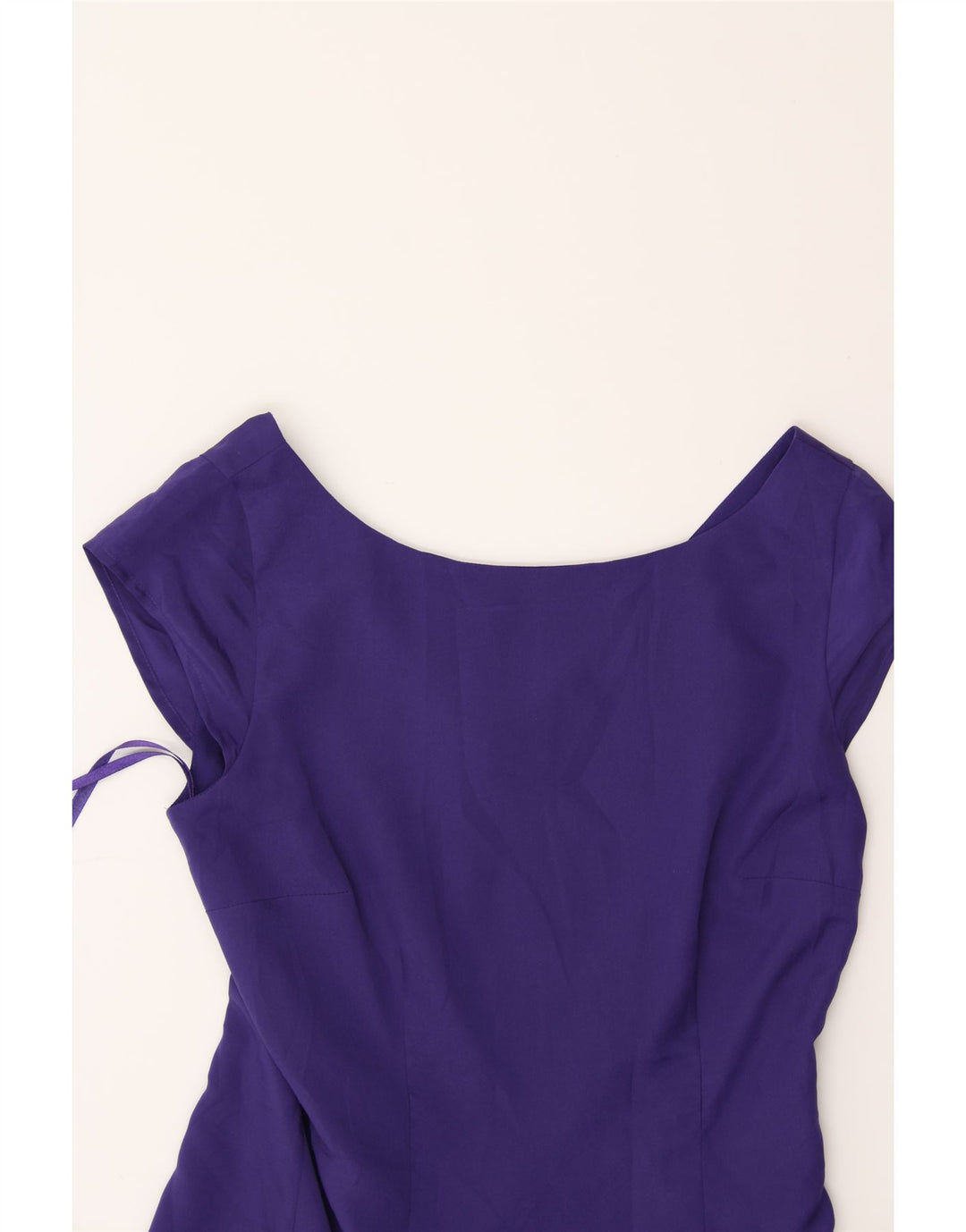 COAST Womens Ruffle Sheath Dress UK 8 Small Purple Polyester Vintage Coast and Second-Hand Coast from Messina Hembry 