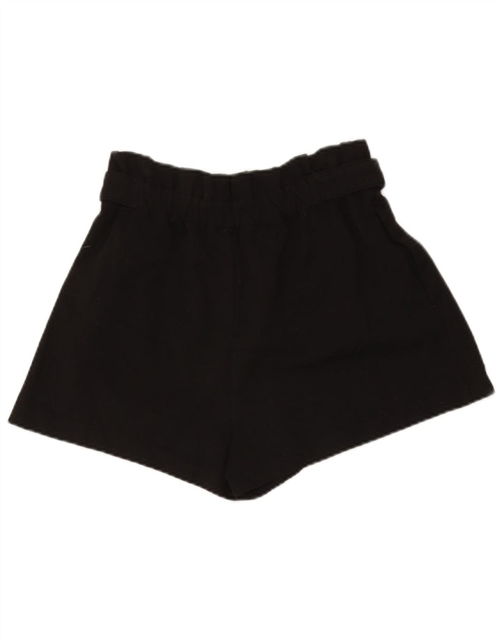 Zara Dame Trafaluc High Rise Casual Shorts Medium W26 Sort Polyester