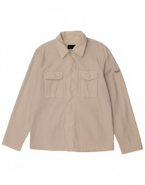 Gas Bomber Jacket UK 42 XL Off White Bomuld