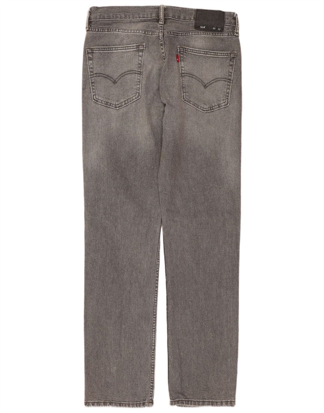 Levi's Herre 514 Straight Jeans Størrelse 30 W30 L32 Grå Bomuld