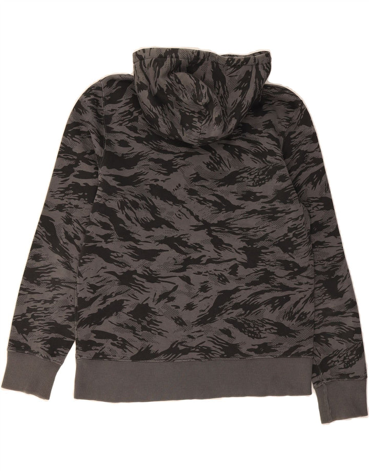 PUMA Mens Hoodie Jumper Medium Grey Camouflage Cotton Vintage Puma and Second-Hand Puma from Messina Hembry 
