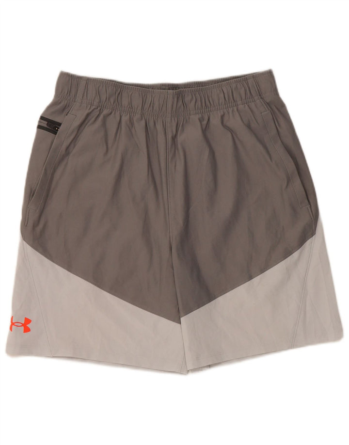 Under Armour Herre Sportshorts Medium Grå Colourblock Elastan