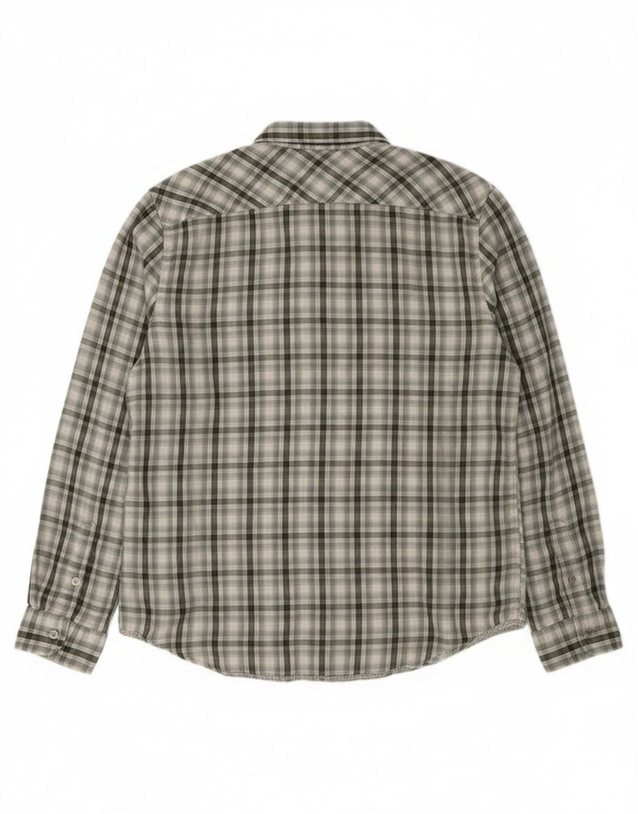 Calvin Klein Jeans Herre Military Shirt XL Grå ternet bomuld