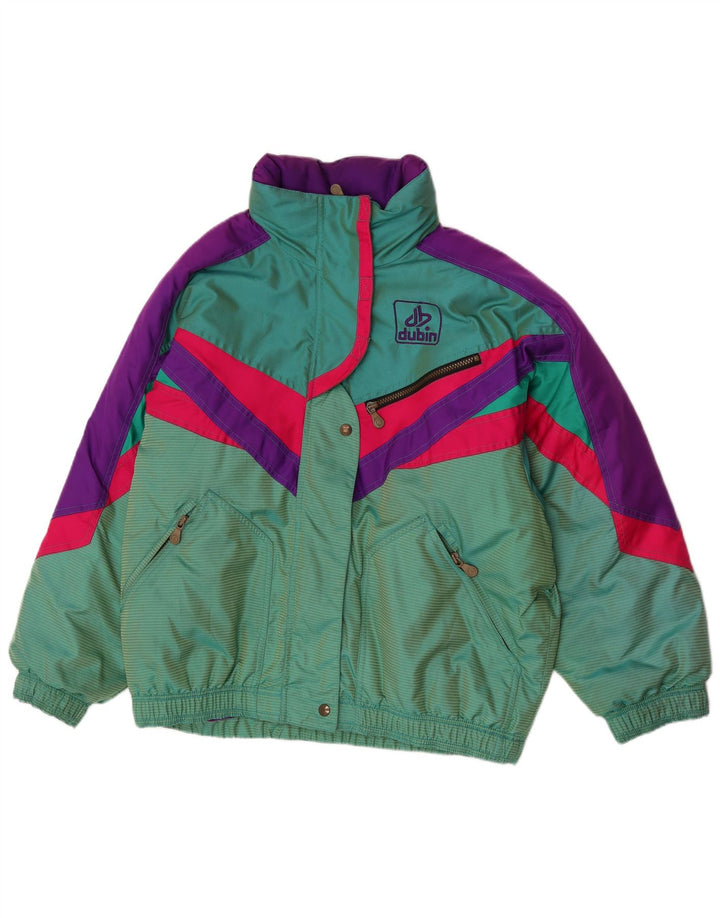 Dubin Dame Oversized Skijakke IT 44 Medium Grøn Colourblock Nylon