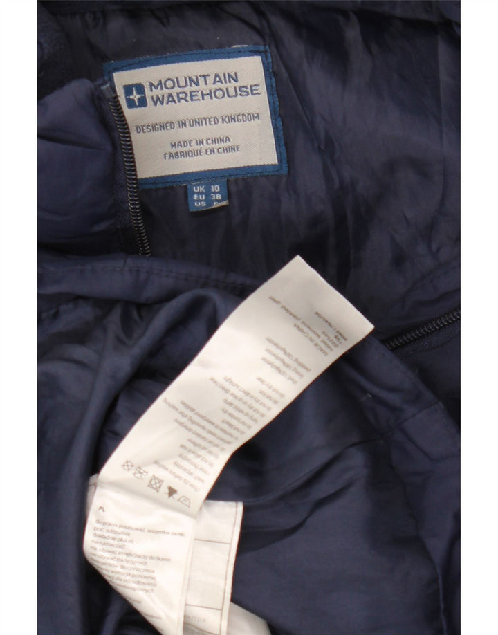 Mountain Warehouse Womens Polstret Gilet UK 10 Small Navy Blue Polyester