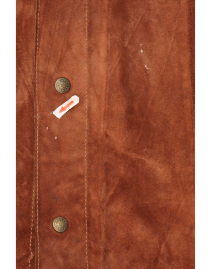 Vintage herre ruskindsjakke UK 38 Medium Brown