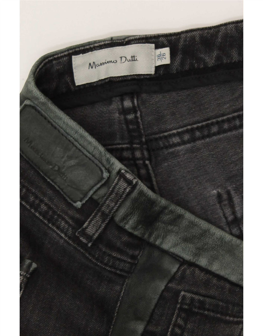 Massimo Dutti Dame Slim Jeans EU 36 XS W26 L27 Grå Bomuld