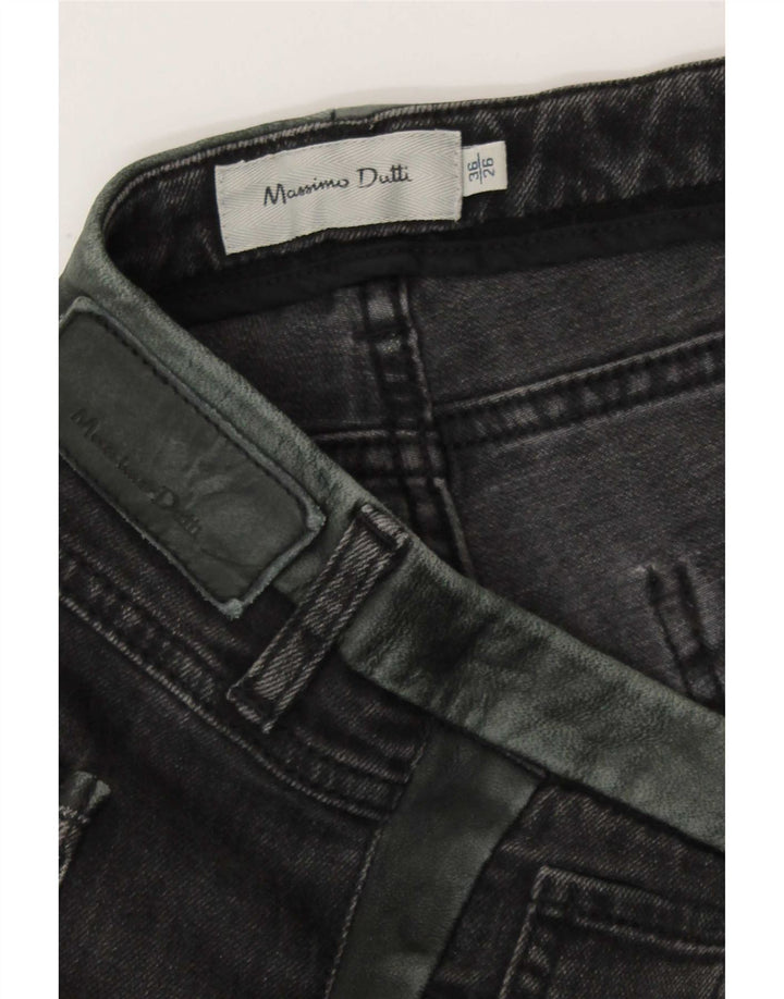 Massimo Dutti Dame Slim Jeans EU 36 XS W26 L27 Grå Bomuld