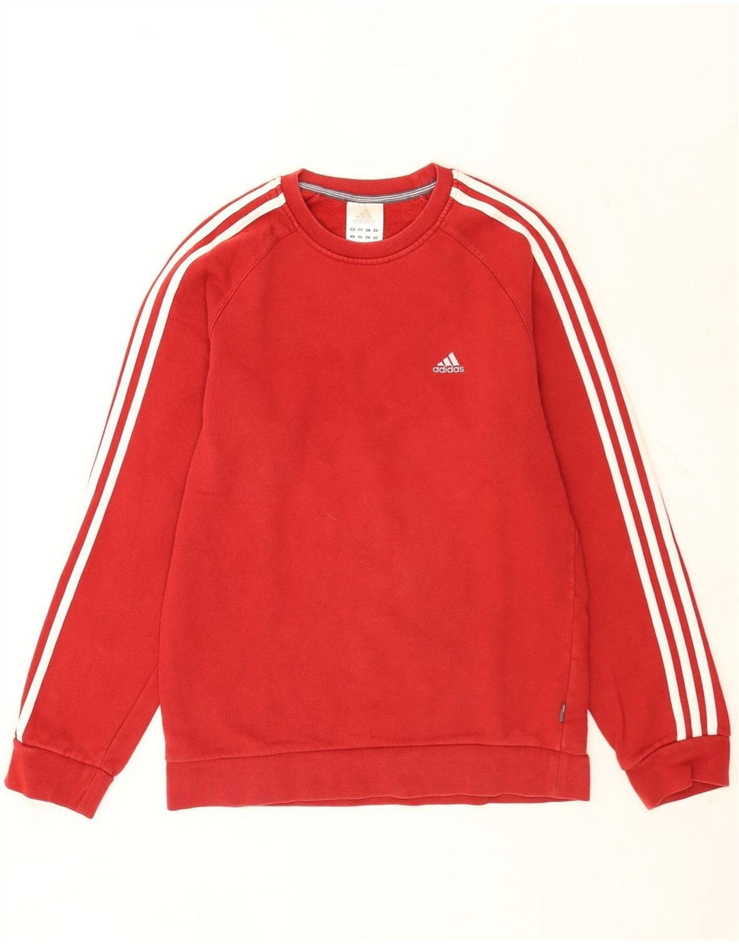 Adidas Sweatshirt-trøje til mænd Lille rød Colourblock Bomuld