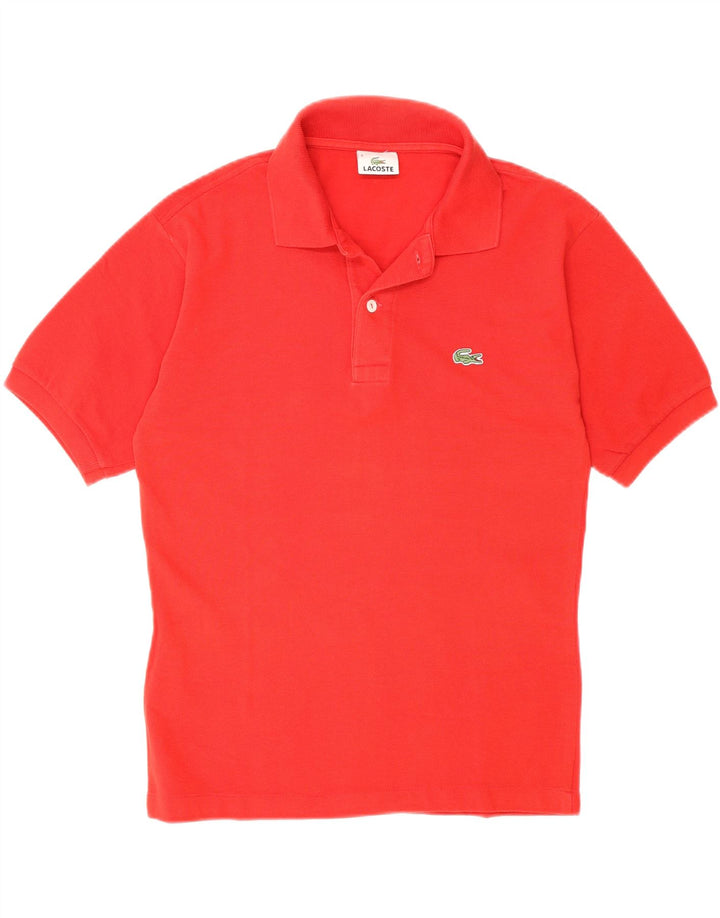 LACOSTE Mens Polo Shirt Size 4 Medium Red Cotton Vintage Lacoste and Second-Hand Lacoste from Messina Hembry 