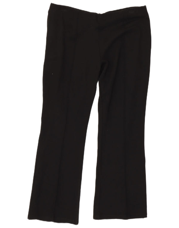 Marks & Spencer Dame Bootcut Casual Bukser UK 16 Large W34 L28 Black