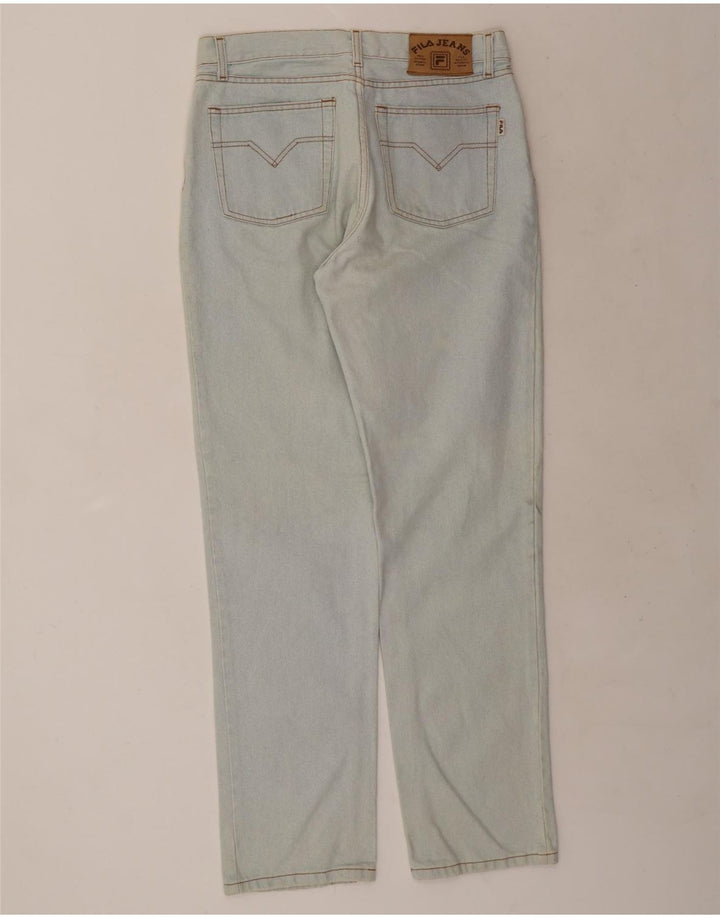Fila Herre Straight Jeans IT 50 Large W32 L32 Blå Bomuld