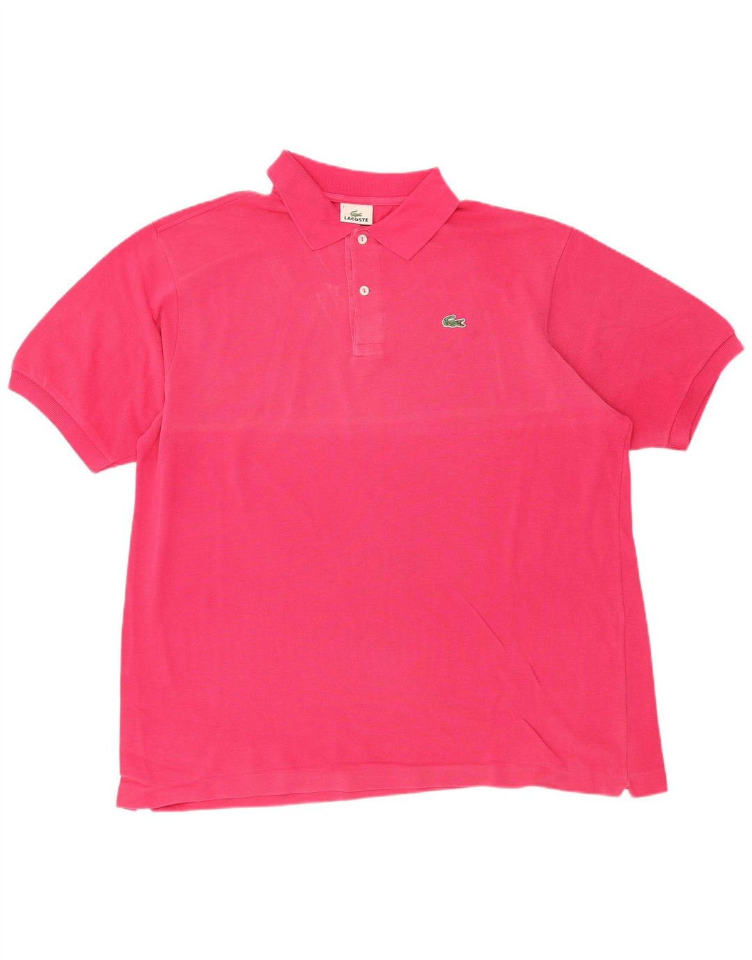LACOSTE Poloshirt til mænd str. 7 2XL Pink Bomuld