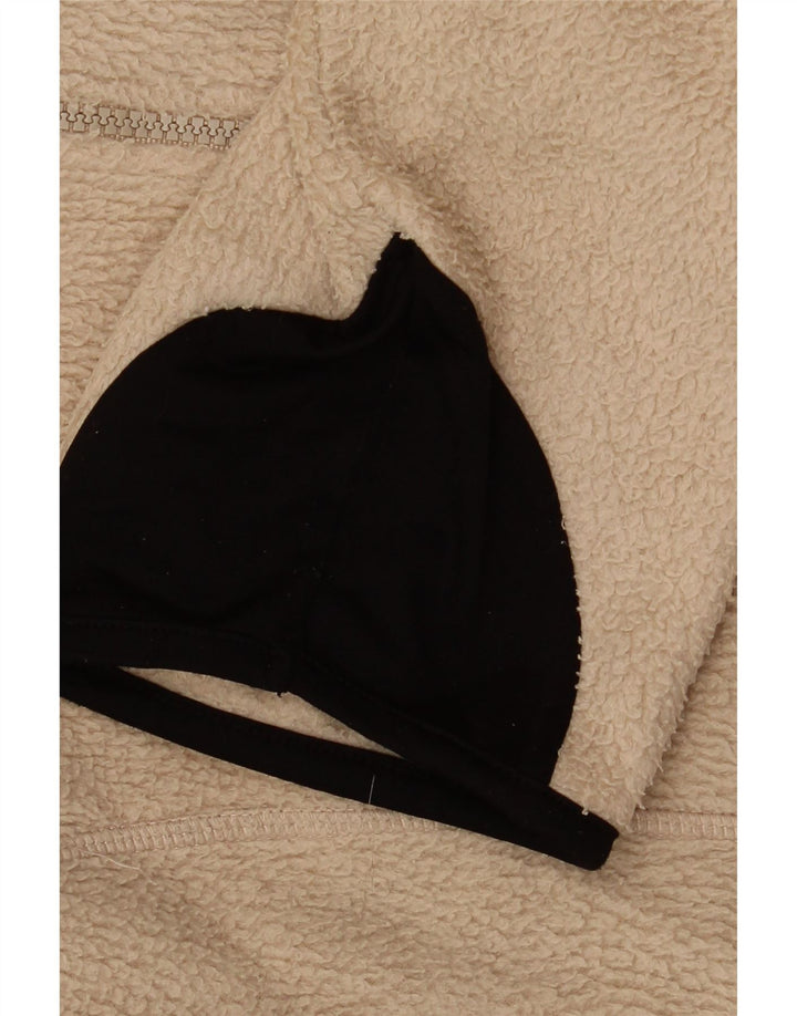 FILA Fleecejakke til mænd UK 36 Small Beige Colourblock Polyester