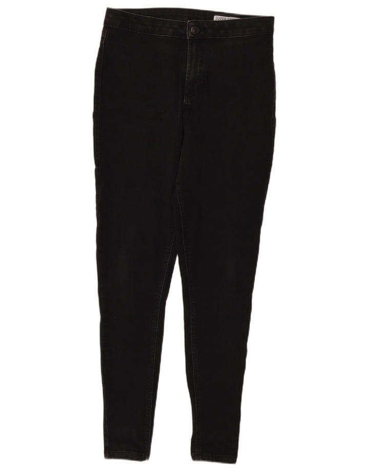 Marks & Spencer Dame Regular Skinny Jeans UK 12 Medium W28 L27 Black