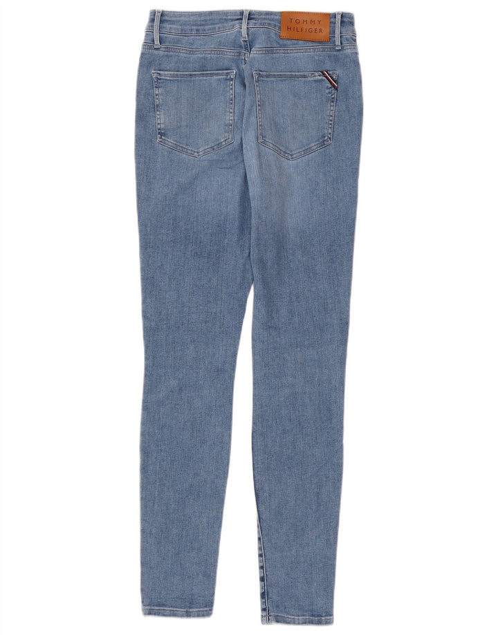 TOMMY HILFIGER Dame Harlem Skinny Jeans W28 L30 Blå Bomuld