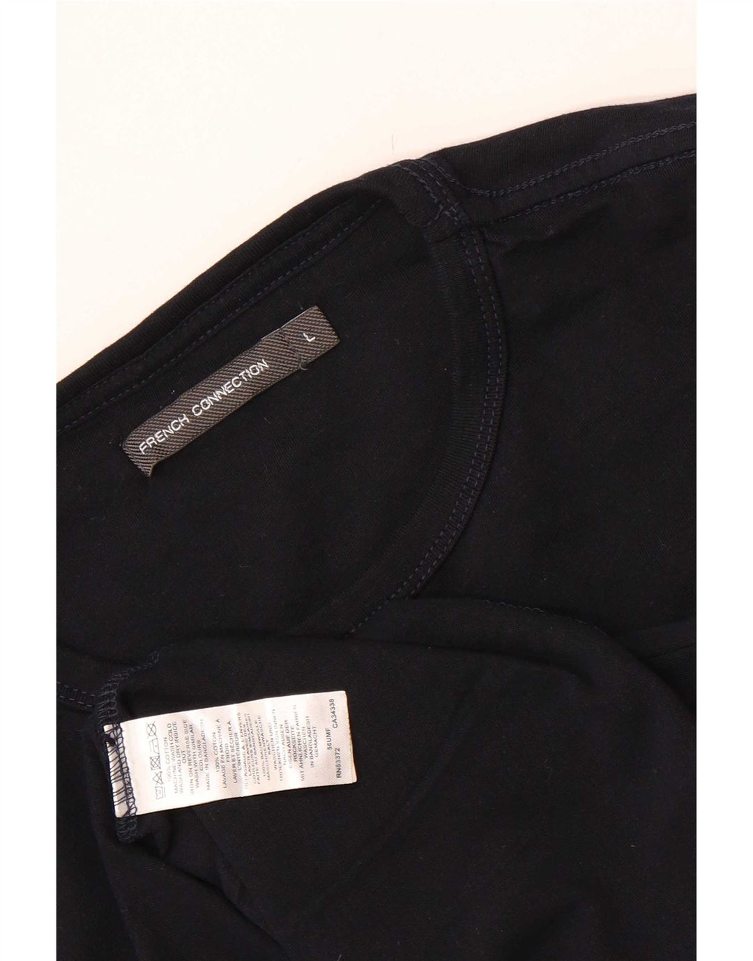 French Connection Herre T-Shirt Top Stor Marineblå Bomuld