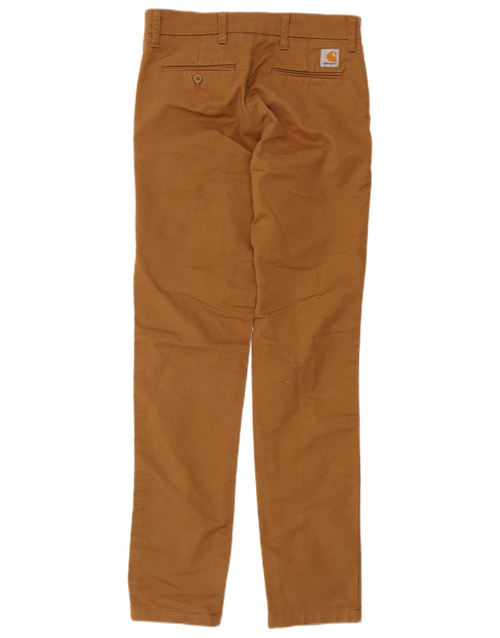 Carhartt Herre Sid Slim Chino Bukser W29 L32 Beige Bomuld