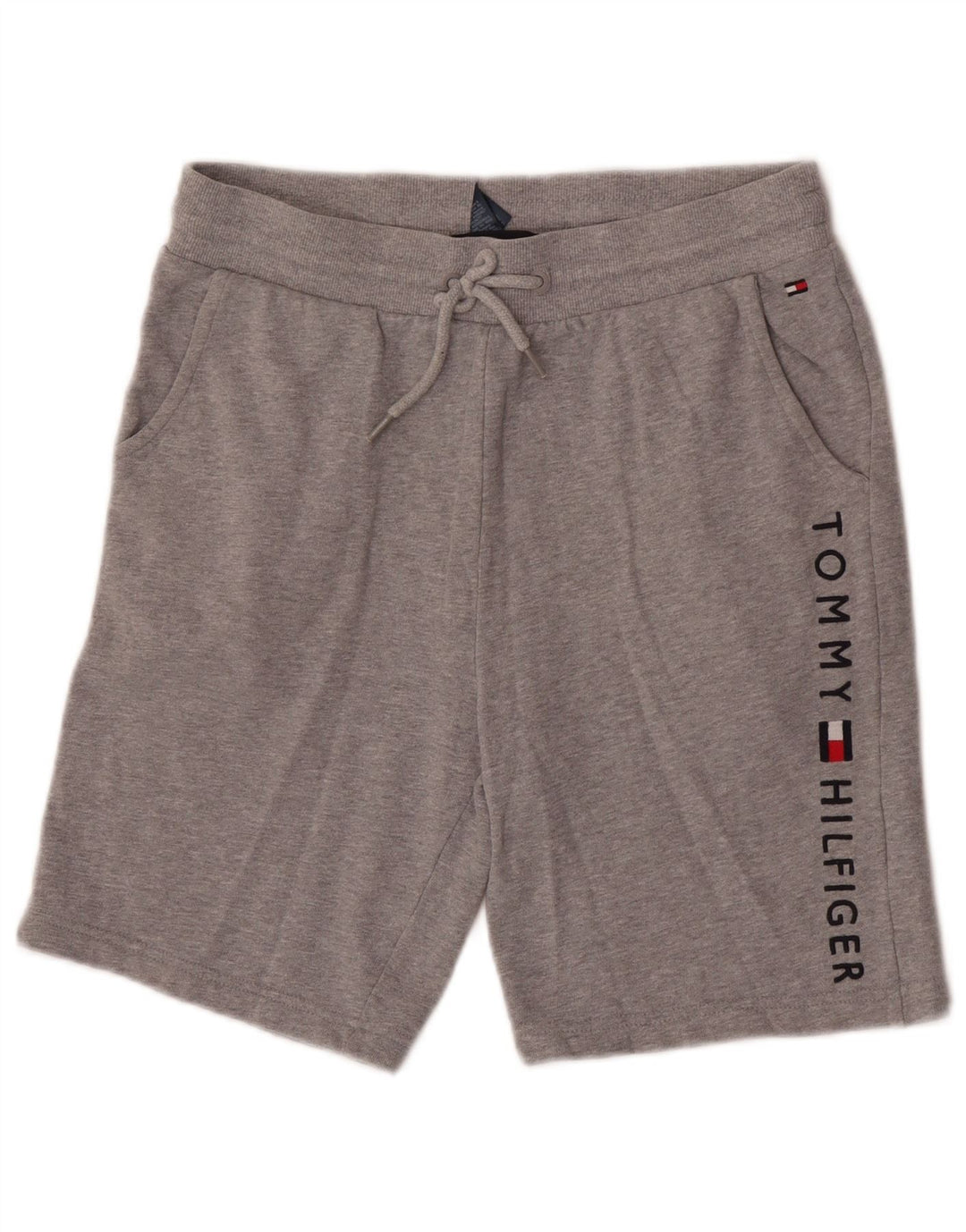 Tommy Hilfiger Herre grafiske sportsshorts Små grå bomuld