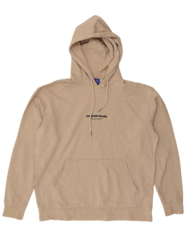 Jack & Jones Herre hættetrøje XL Beige Bomuld