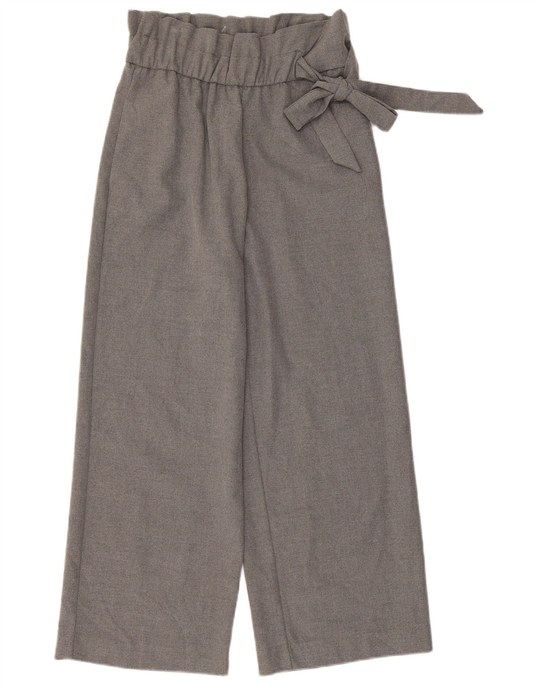Zara Womens Cropped Trousers Small W26 L24 Grå Polyester