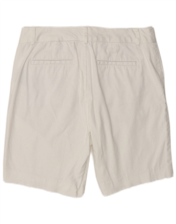 Ralph Lauren Dame Chino Shorts US 8 Medium W32 Hvid Bomuld