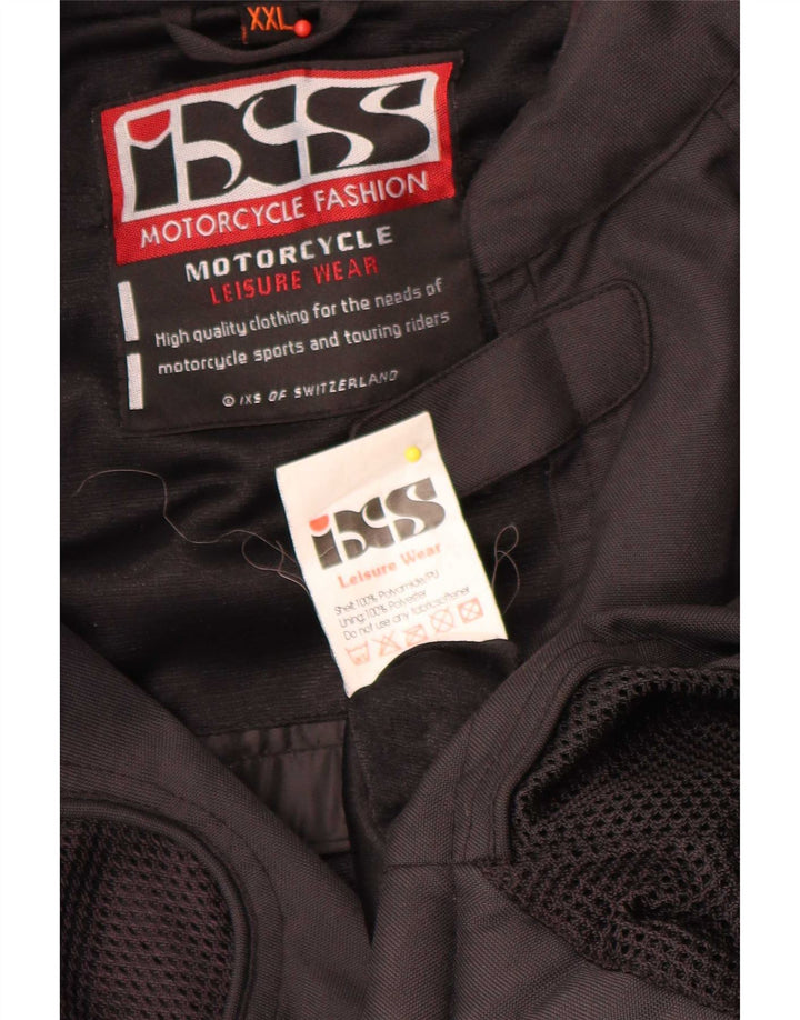 IXS Herre Motorcykel Racer Jakke UK 44 2XL Sort Colourblock Polyamid