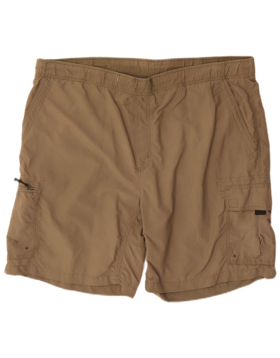 Columbia Herre Cargo Shorts XL W40 Beige Polyester