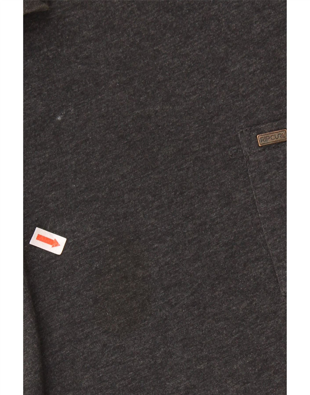 RIP CURL Herre Standard Fit T-Shirt Top Stor Grå Bomuld