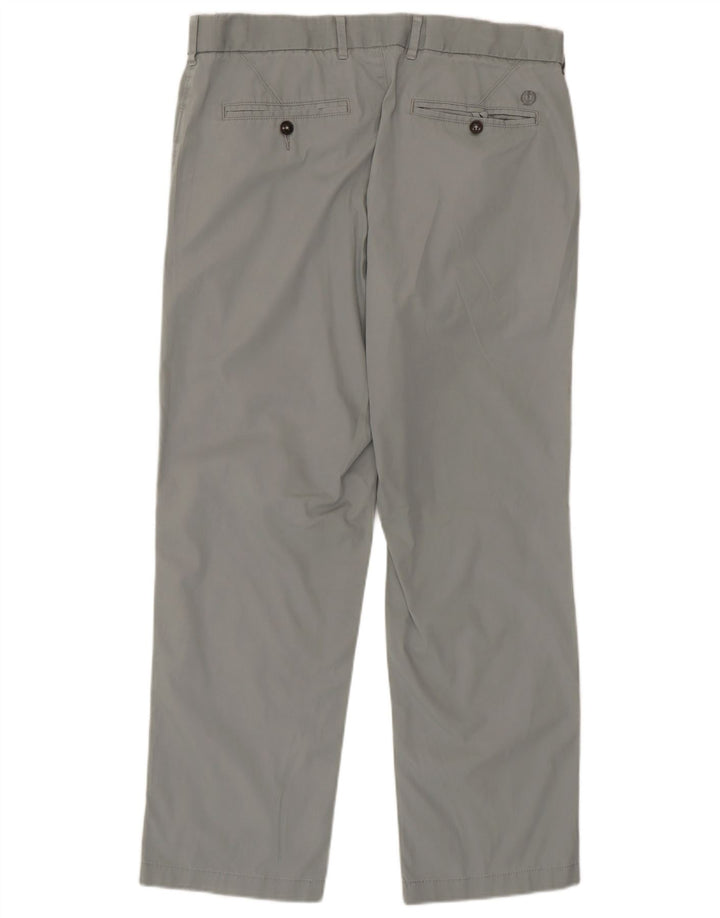 Marks & Spencer Herre Regular Chino Bukser W34 L29 Grå Bomuld
