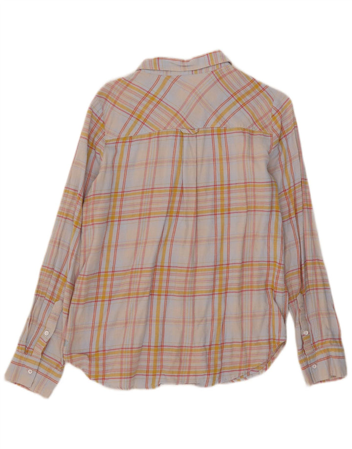 Fat Face Dame Flanell Shirt UK 12 Medium Flerfarvet Ternet bomuld