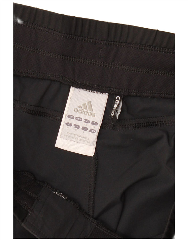 ADIDAS Dame Climacool Capri træningsdragt Bukser UK 12 Medium Sort