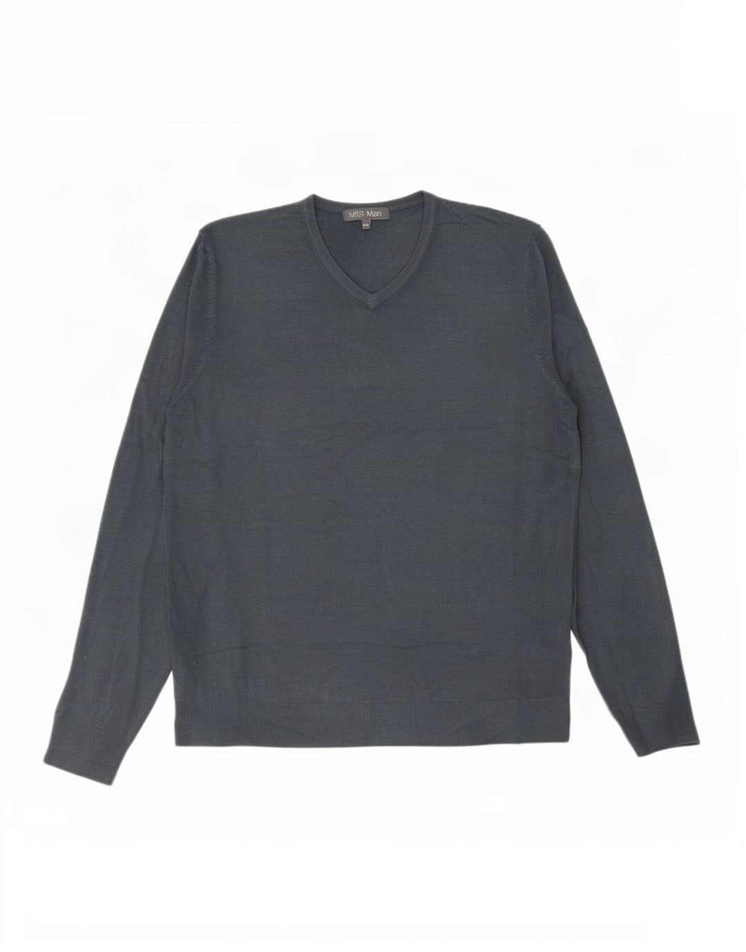 Marks & Spencer Herre V-hals sweater 2XL Grå Akryl
