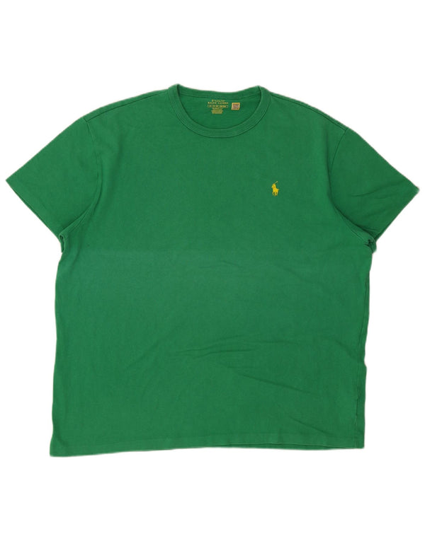 Polo Ralph Lauren Herre Classic Fit T-Shirt Top XL Grøn Bomuld