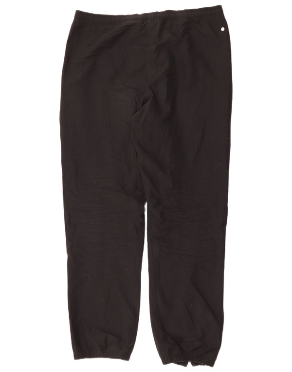 Reebok Mens Tracksuit Trousers Joggers Medium Black Polyester