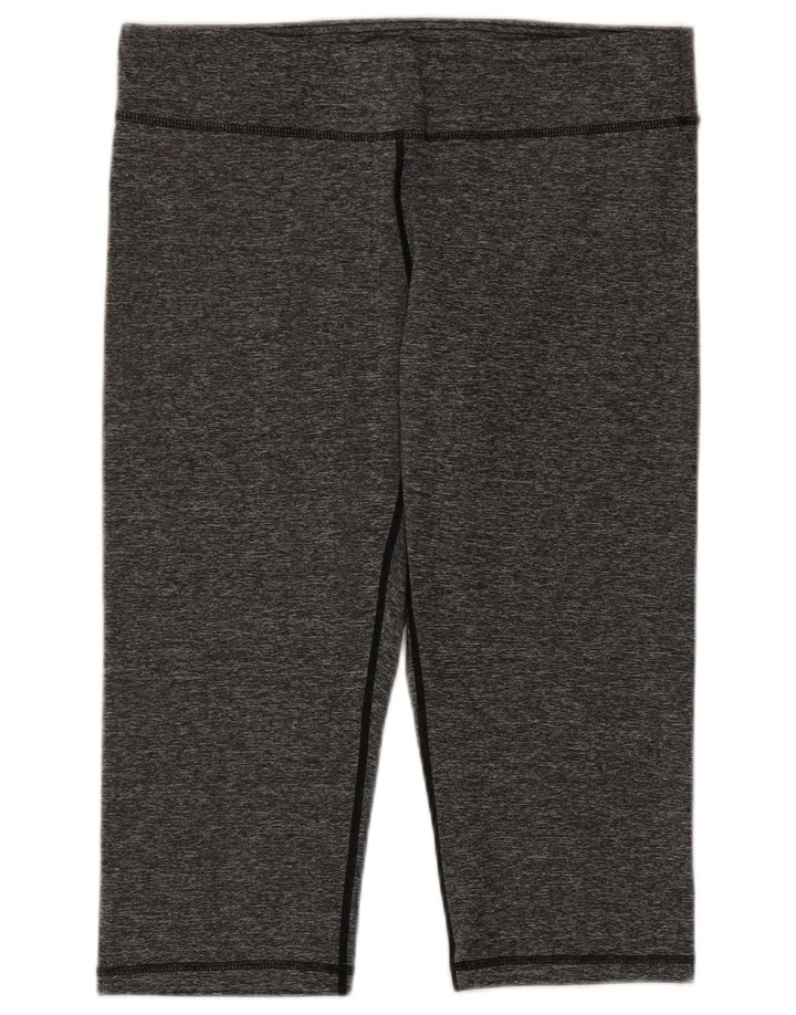 Freddy Dame Capri Træningsdragt Bukser UK 14 Large Grå Flecked Polyester