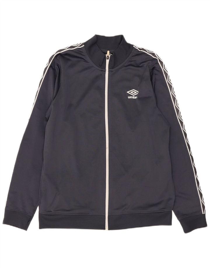 Umbro Herre Grafisk Træningsdragt Top Jakke Stor Marineblå