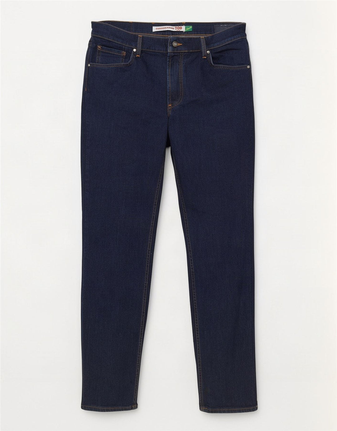 Carrera Herre 700 Straight Jeans W38 L34 Marineblå Bomuld