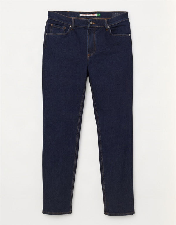 Carrera Herre 700 Straight Jeans W38 L34 Marineblå Bomuld