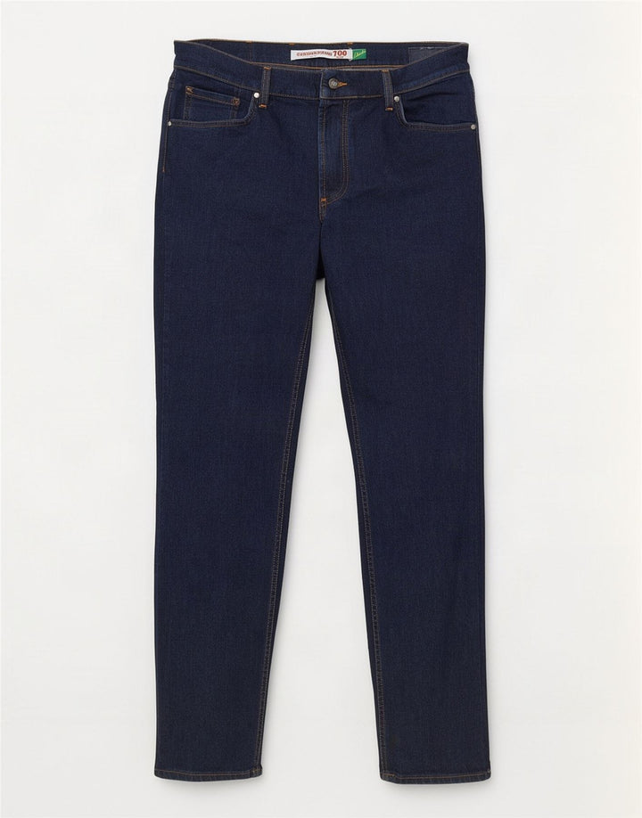 Carrera Herre 700 Straight Jeans W38 L34 Marineblå Bomuld