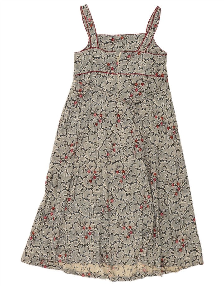 Selene Dame Sundress US 8 Medium Blue Floral