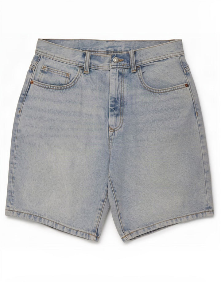 Zara Herre Denim Shorts EU 42 Large W32 Blå